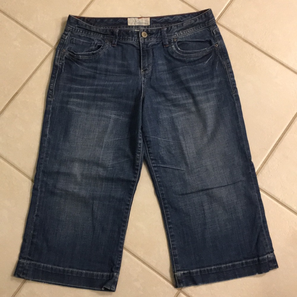 Maurices Taylor fit wide leg capris 11/12